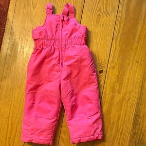 Healthtex Vibrant Pink Kids Overalls